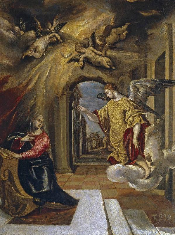 El Greco The Annunciation